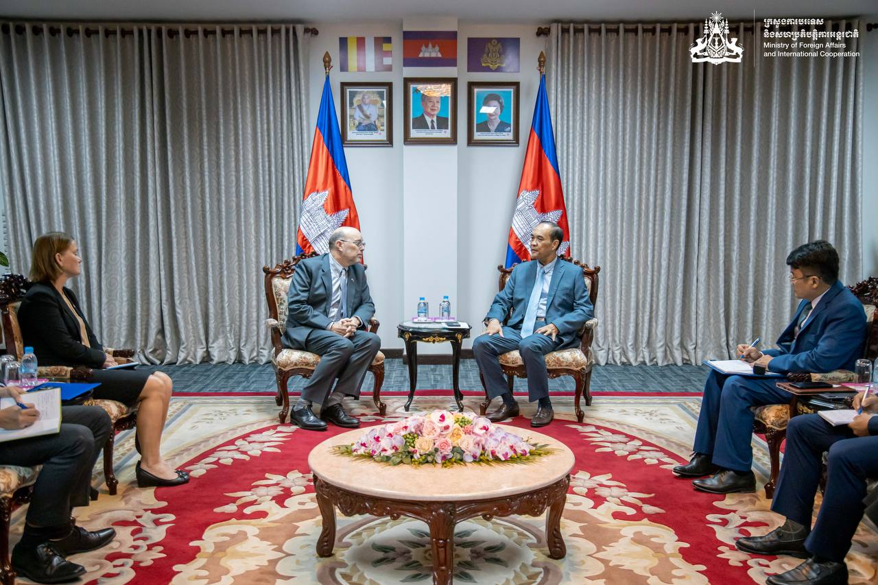រដ្ឋលេខាធិការក្រសួងការបរទេសពិភាក្សាអំពីកិច្ចសហប្រតិបត្តិការជាមួយភារធារីស្ថានទូតអាមេរិកប្រចាំកម្ពុជា