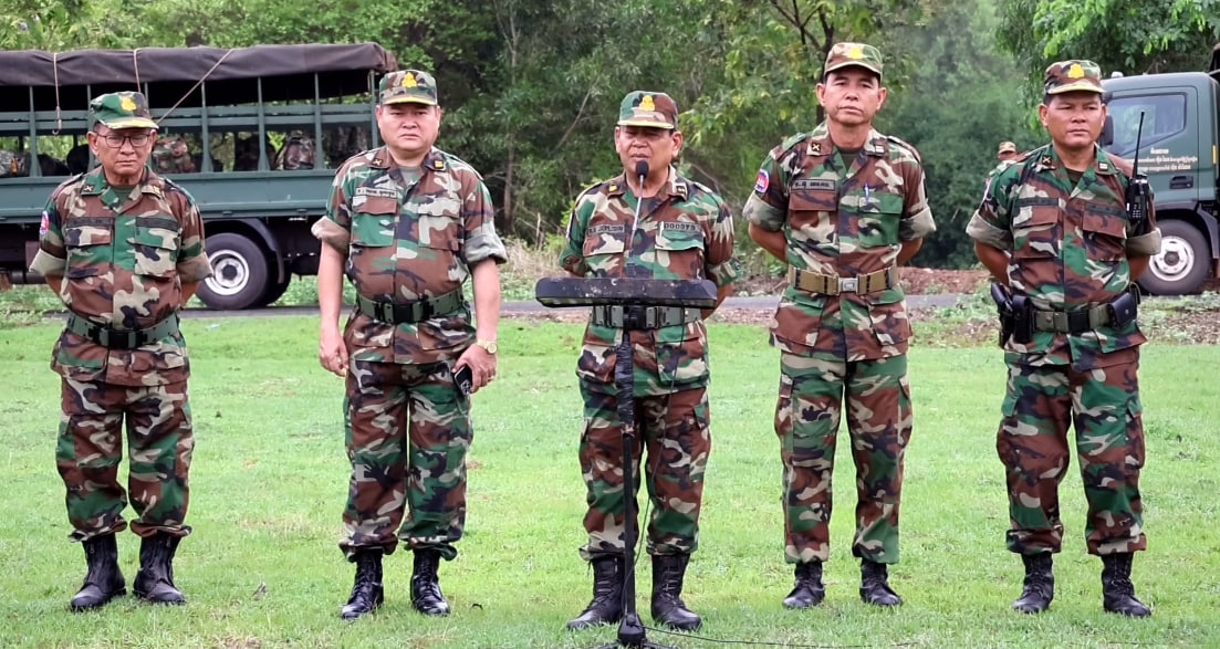 អនុប្រធានអចិន្ត្រៃយ៍បង្ក្រាបបទល្មើសធនធានធម្មជាតិ ខេត្តកំពង់ធំ ដាក់បទបញ្ជាដល់កងកម្លាំងអន្តរាគមន៍