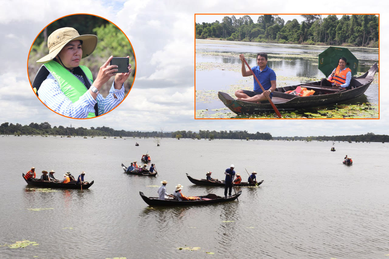 ទូកកម្សាន្តនៅបារាយណ៍នាគព័ន្ធ នឹងជួយលើកកម្ពស់​ជីវភាព​សហគមន៍