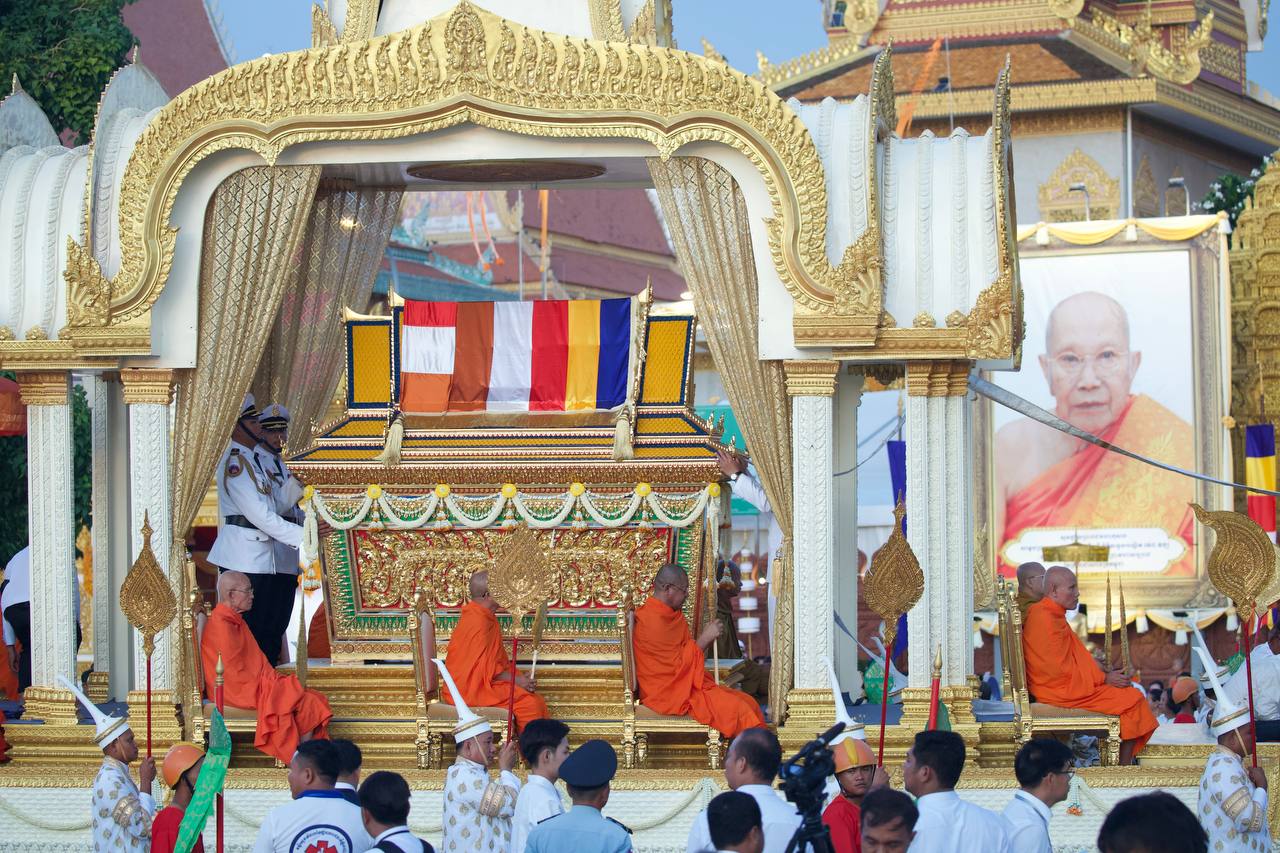 ព្រះបរមសព សម្តេចព្រះអគ្គមហាសង្ឃរាជាធិបតី កិត្តិឧទ្ទេសបណ្ឌិត ទេព វង្ស នឹងថ្វាយព្រះភ្លើងនៅព្រឹកនេះ