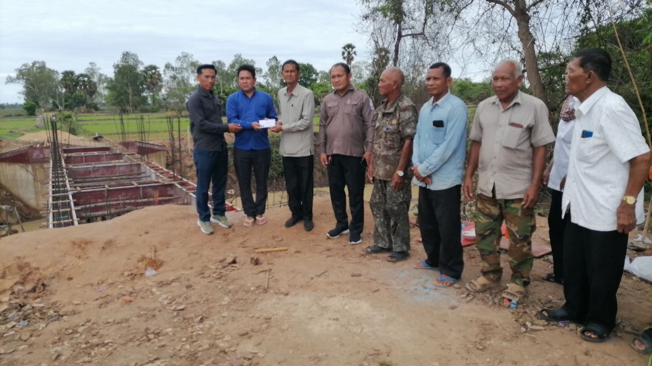 ស្ពានព្រៃក្រាំង ឃុំជ្រៃបាក់លេចចេញជារូបរាង ខណៈត្រូវការ​ថវិកាបន្ថែមដើម្បីបញ្ចប់