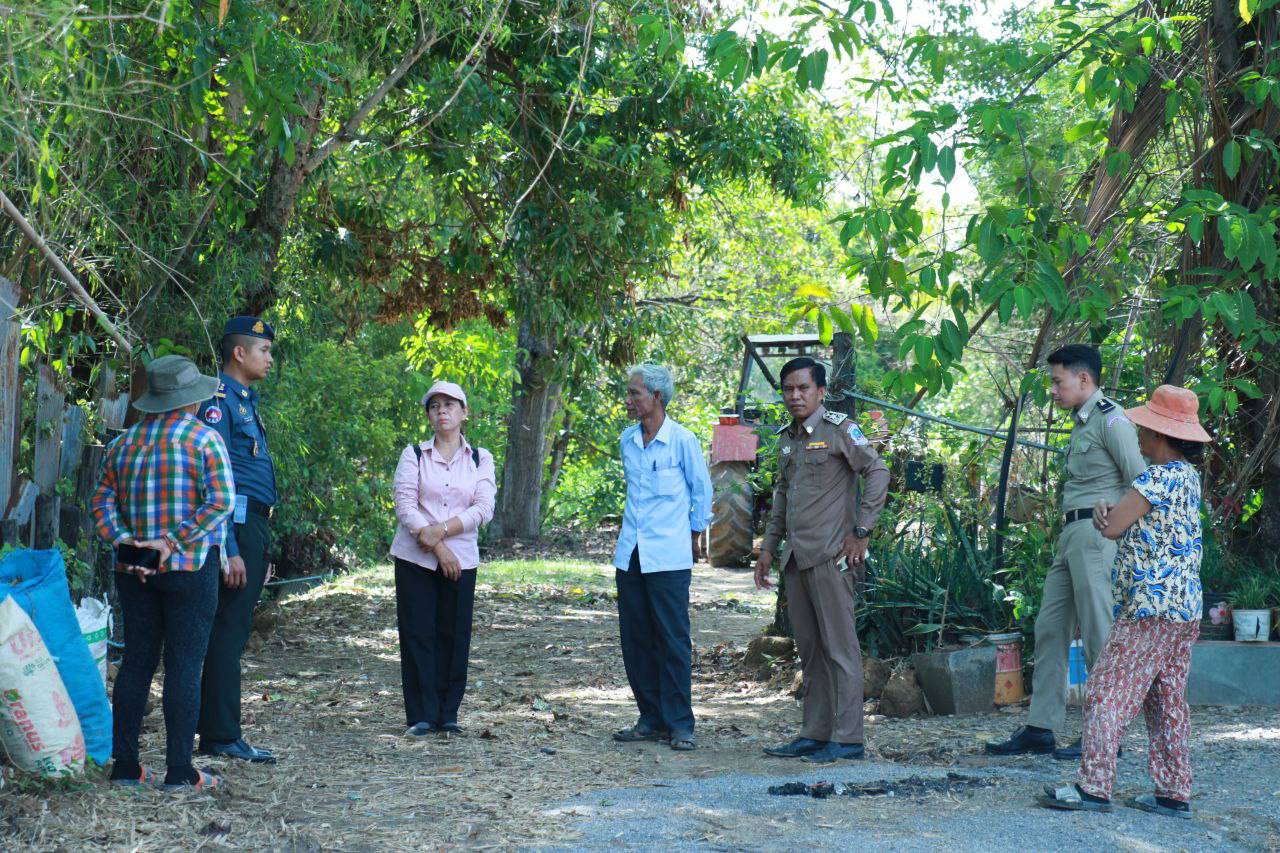 បើកផ្លូវលំជូនតាមសំណូមពររបស់ប្រជាពលរដ្ឋចំនួន៣៥គ្រួសារនៅក្នុងភូមិជំទាវ