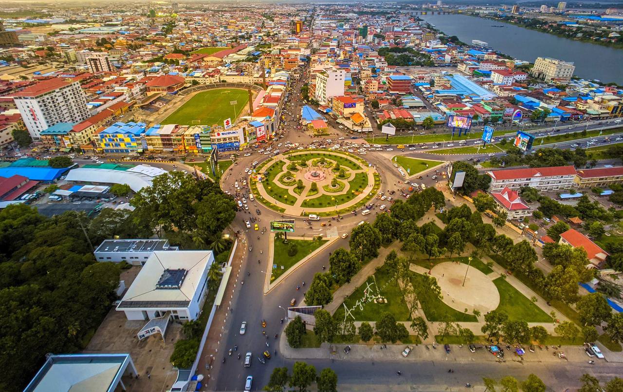 រដ្ឋបាលរាជធានីភ្នំពេញ រៀបចំកែសម្រួលប្រព័ន្ធចរាចរនៅតំបន់ជុំវិញចំណុចរង្វង់មូលគួចកាណុង ស្ពានជ្រោយចង្វារ
