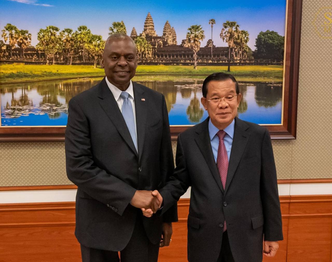 រដ្ឋមន្ត្រីការពារជាតិអាមេរិក Lloyd James Austin III ៖ យើងនឹងធ្វើការជាមួយគ្នា ជាមួយសម្ដេចតេជោ និងរាជរដ្ឋាភិបាលកម្ពុជា