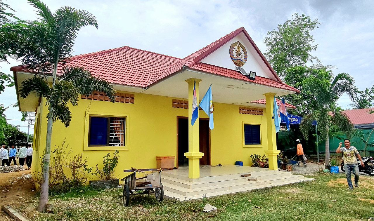 ប្រធានក្រុមបក្សមូលដ្ឋានឃុំវត្តតាមឹម រៀបចំកែលម្អ​ស្នាក់ការ​គណបក្សឃុំឱ្យកាន់តែប្រសើរស័ក្តិសមជាបក្សដឹកនាំ