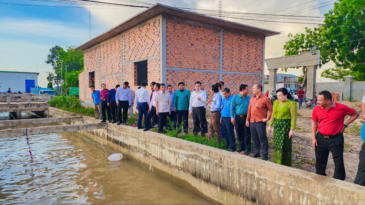 ប្រព័ន្ធធារាសាស្ត្រតម្លៃ ៣២លានដុល្លារនៅស្រុកស្រីសន្ធរ ដើម្បីទប់ទល់នឹងបម្រែបម្រួលអាកាសធាតុ
