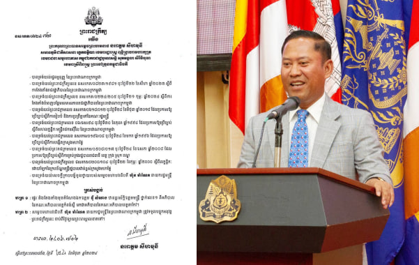 ព្រះរាជក្រឹត្យផ្ទេរនិងតែងតាំងមុខតំណែង លោក វ៉ី សំណាង ពីអភិបាលនៃគណៈអភិបាលខេត្តកំពង់ស្ពឺ មកជាអភិបាលនៃគណៈអភិបាលខេត្តតាកែវ💐