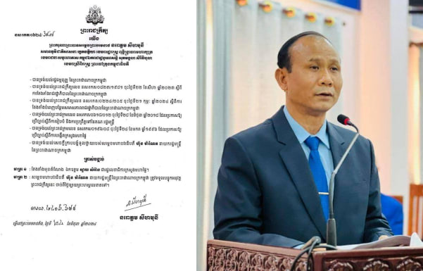 ព្រះរាជក្រឹត្យតែងតាំងមុខតំណែង លោក ស្វាយ សំអ៊ាង ជារដ្ឋលេខាធិការក្រសួងមហាផ្ទៃ💐