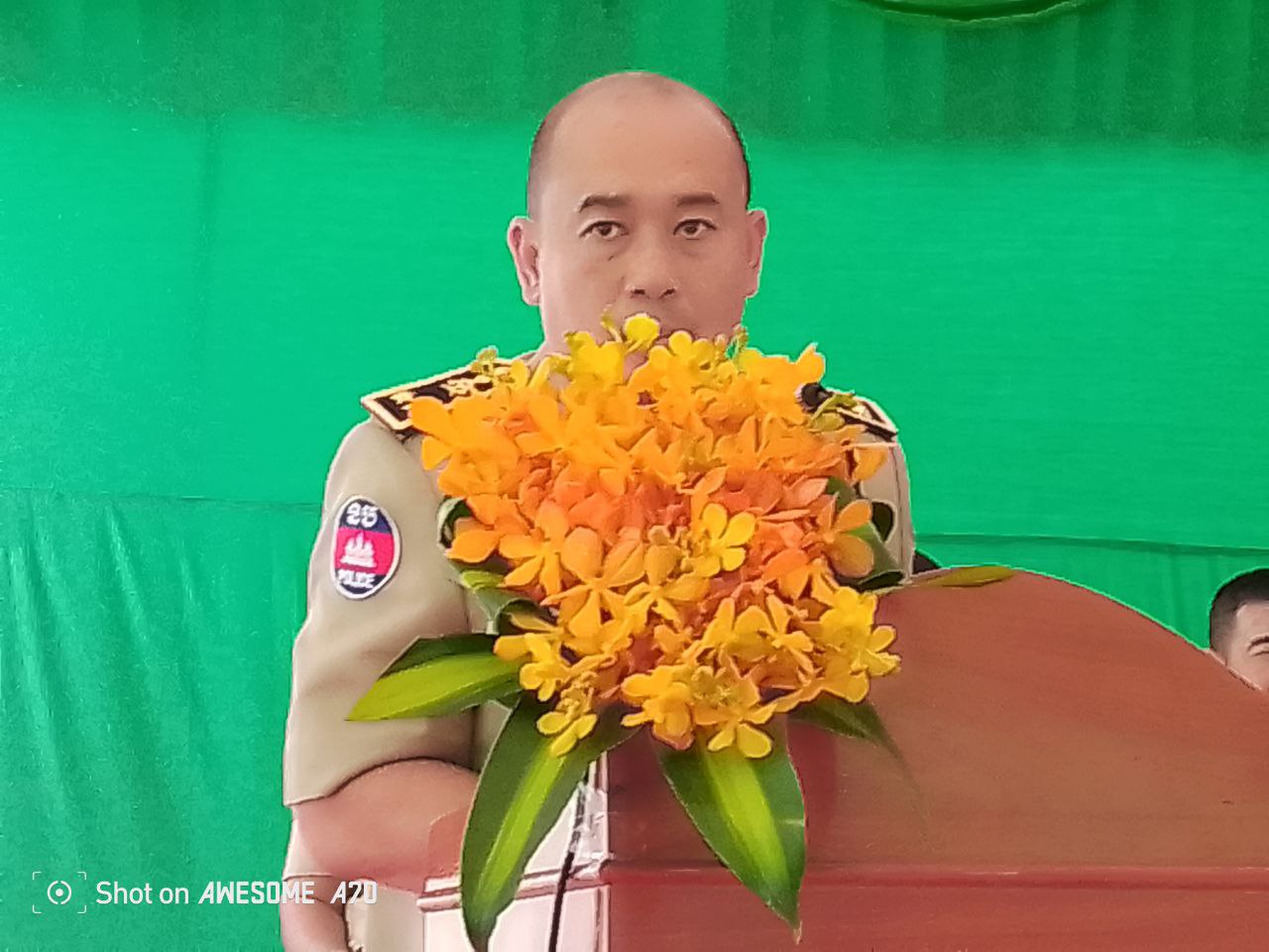 ប្រកាសចូលកាន់តំណែងជាអធិការស្រុកកំពង់ត្រាចថ្មី