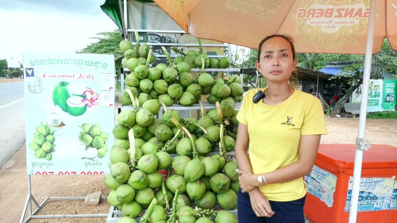 អាជីវករលក់ផ្លែឈើក្នុងខេត្តកំពតរីករាយ ព្រោះកំពុងមាន​ទីផ្សារ