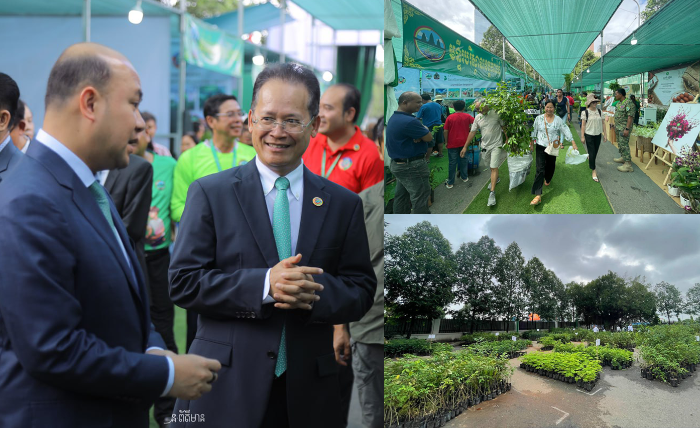 ក្រសួងបរិស្ថាន ចែកកូនឈើចម្រុះ ១លាន ៣សែនដើម ជូនពលរដ្ឋយកទៅដាំ ក្នុងយុទ្ធនាការ «ពន្លកបៃតង»