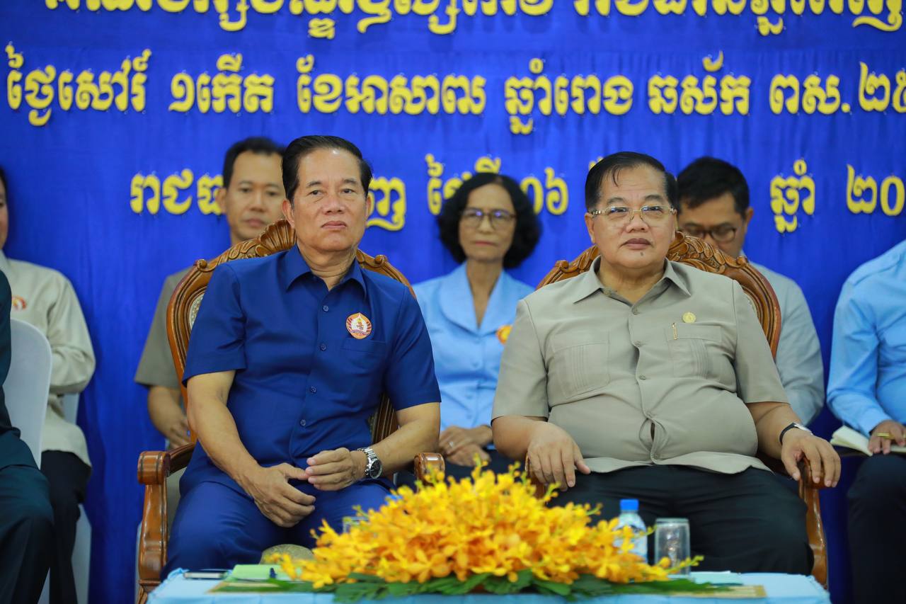 លោក ជិន ប៊ុនធឿន ត្រូវបានតែងតាំងជាប្រធាន គណៈ កម្មាធិការគណបក្សប្រជាជនកម្ពុជាខណ្ឌប្ញស្សីកែវ