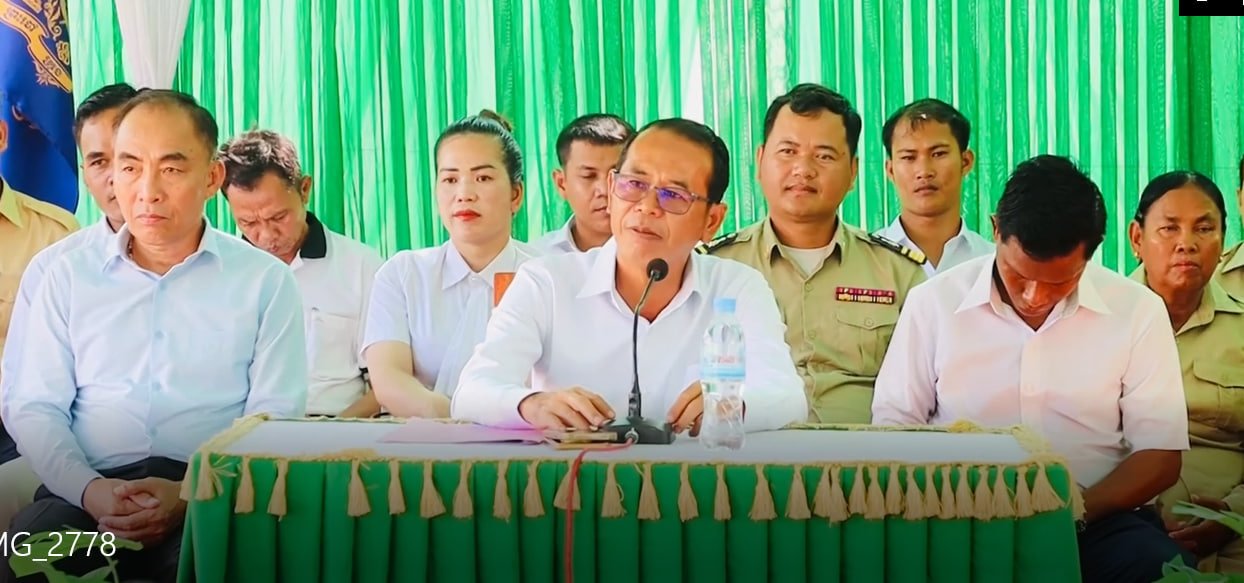 អភិបាលស្រុកស្ទោង អញ្ជើញចូលរួមសម្ពោធសមិទ្ធផល​បឋមសិក្សានាងនយ