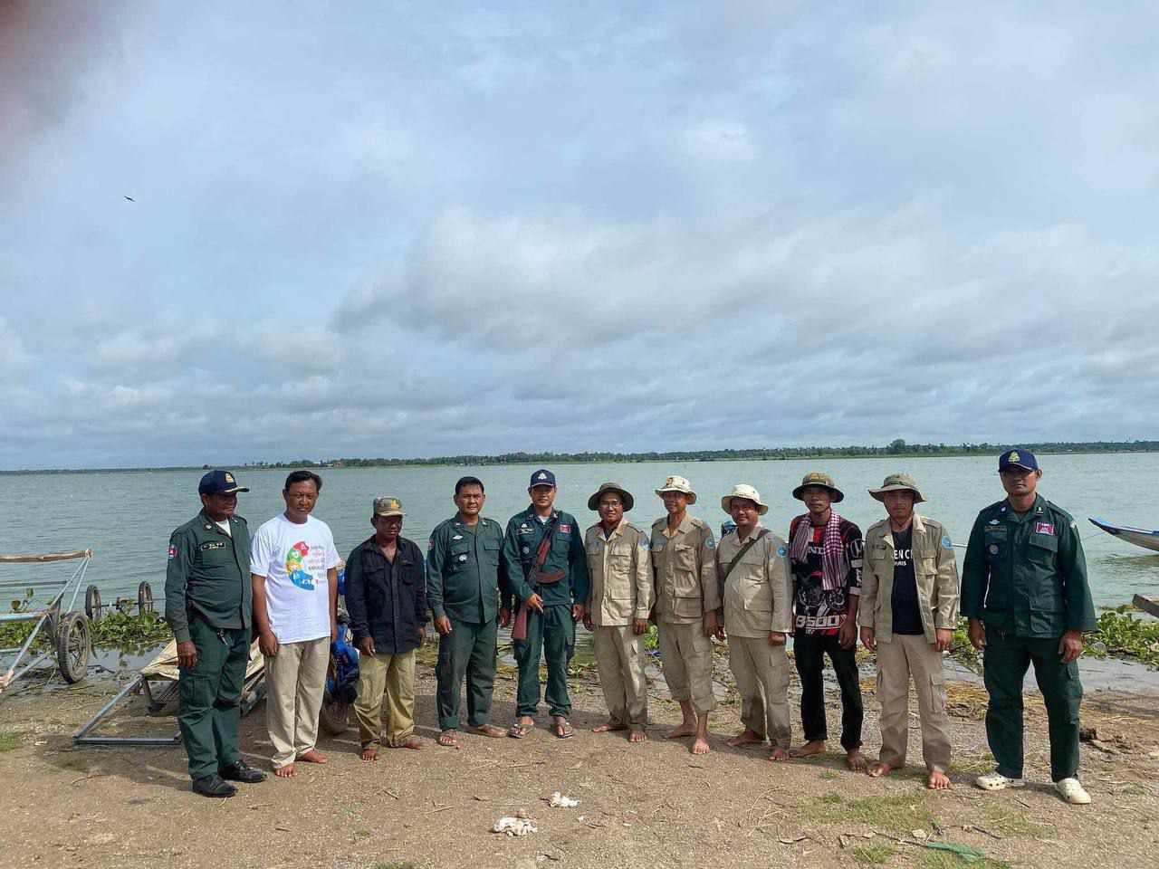 ជំនាញជលផលខេត្តកំពង់ចាមបង្ក្រាបបទល្មើសនេសាទ, ចំណែកជនល្មើសគេចខ្លួនបាត់