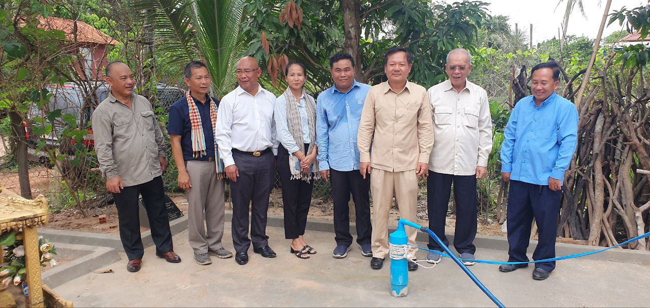 មន្ត្រីជាន់ខ្ពស់ក្រសួងអភិវឌ្ឍន៍ជនបទ អញ្ជើញបើកការដ្ឋានសាងសង់អណ្ដូងធន់នឹងការប្រែប្រួលអាកាសធាតុនៅស្រុករមាសហែក
