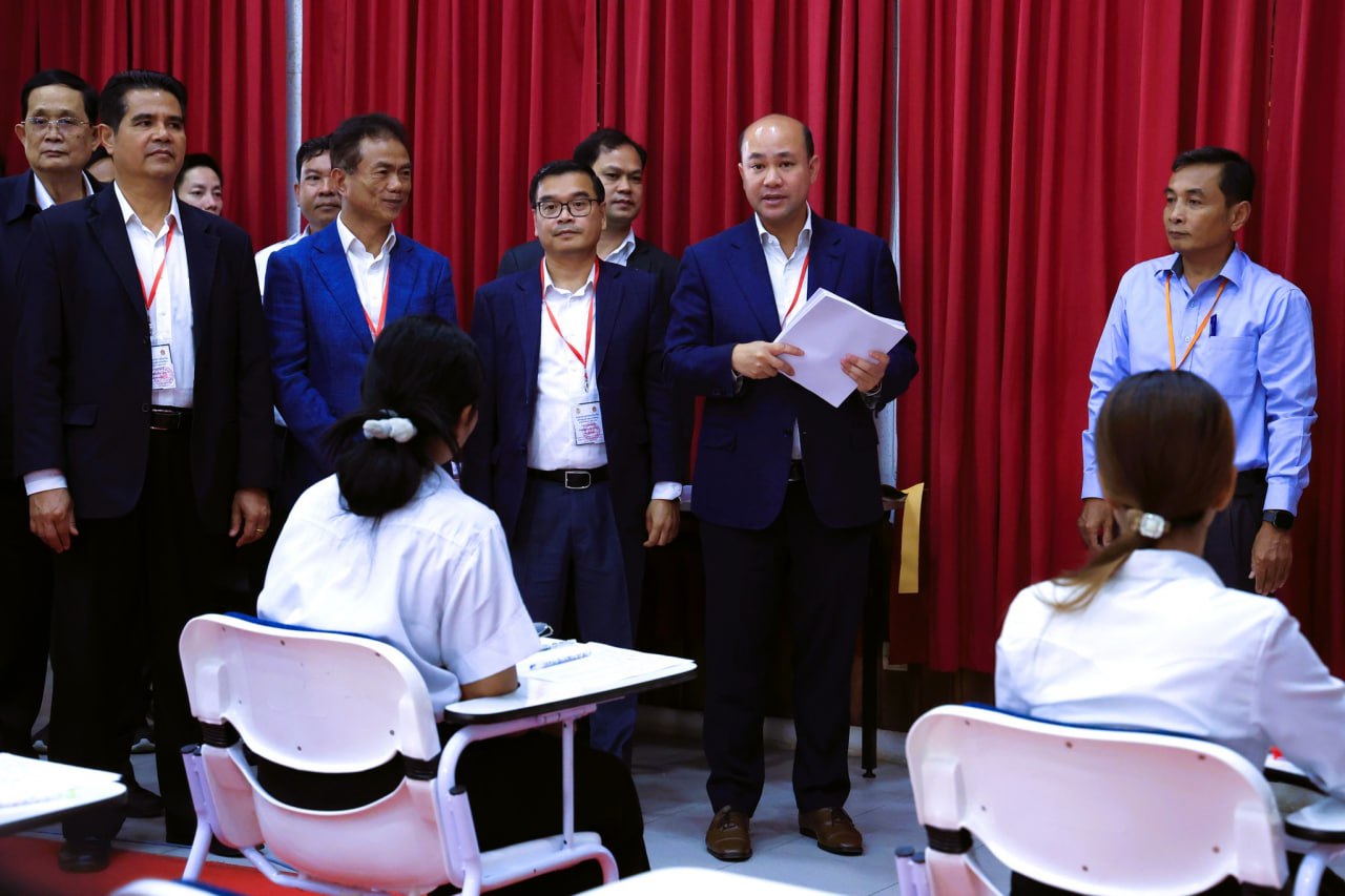 ឯកឧត្តមឧបនាយករដ្ឋមន្ត្រី ហ៊ុន ម៉ានី “គ្រប់ដំណាក់កាលទាំងអស់ គឺដើម្បីធានាថាមិនឱ្យមានការបែកធ្លាយវិញ្ញាសា ជាដាច់ខាត”