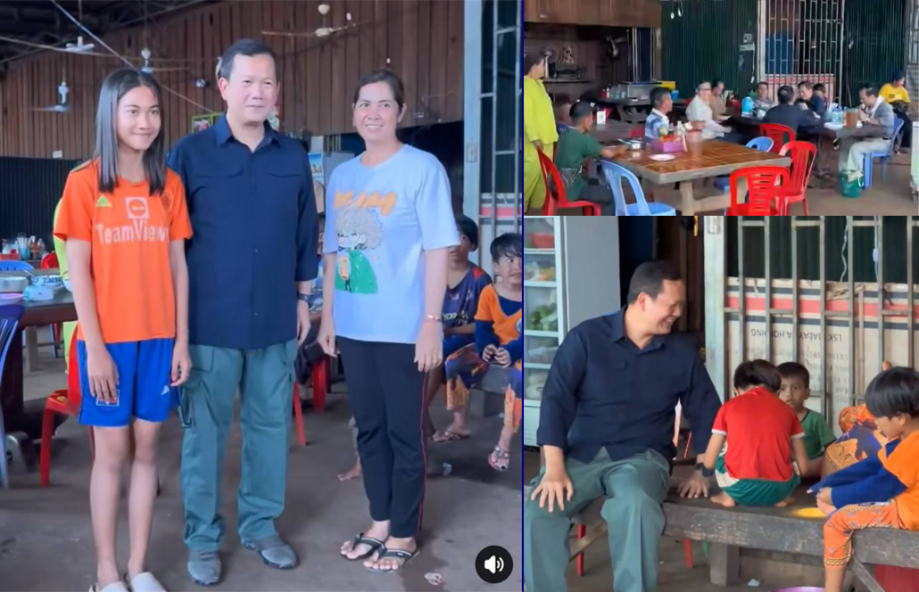 នាយករដ្ឋមន្ត្រី បង្ហាញវីដេអូពីសកម្មភាពចូលទទួលទានអាហារពេលព្រឹក នៅផ្សារកាបី