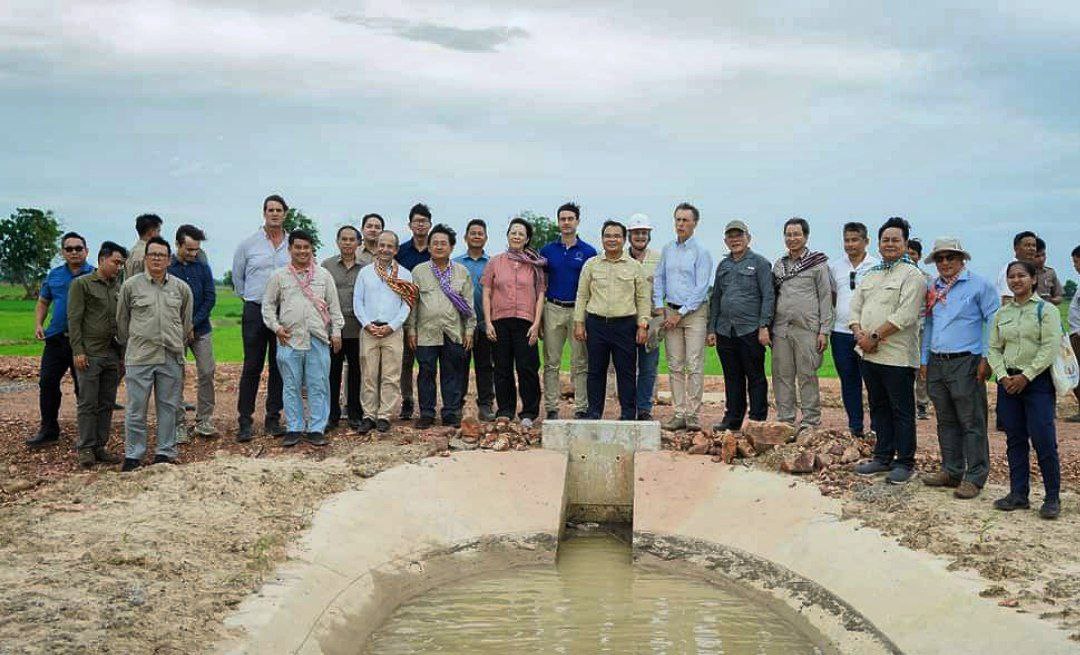 ទីភ្នាក់ងារបារាំងសម្រាប់ការអភិវឌ្ឍ និងសហភាពអឺរ៉ុប រីករាយ​ចំពោះវឌ្ឍនភាពគម្រោងស្តារប្រព័ន្ធធារាសាស្ត្រក្នុងខេត្តបាត់ដំបង