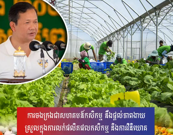 ការចងក្រងជាសហគមន៍កសិកម្ម នឹងផ្តល់ភាពងាយស្រួលក្នុងការលក់ផលិតផលកសិកម្ម និងការវិនិយោគ