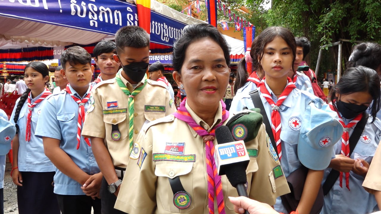 តំណាងក្រុមយុវជនខេត្តសៀមរាប គាំទ្រនិងអបអរការបើកការដ្ឋាន​សាងសង់ព្រែកជីកហ្វូណនតេជោ