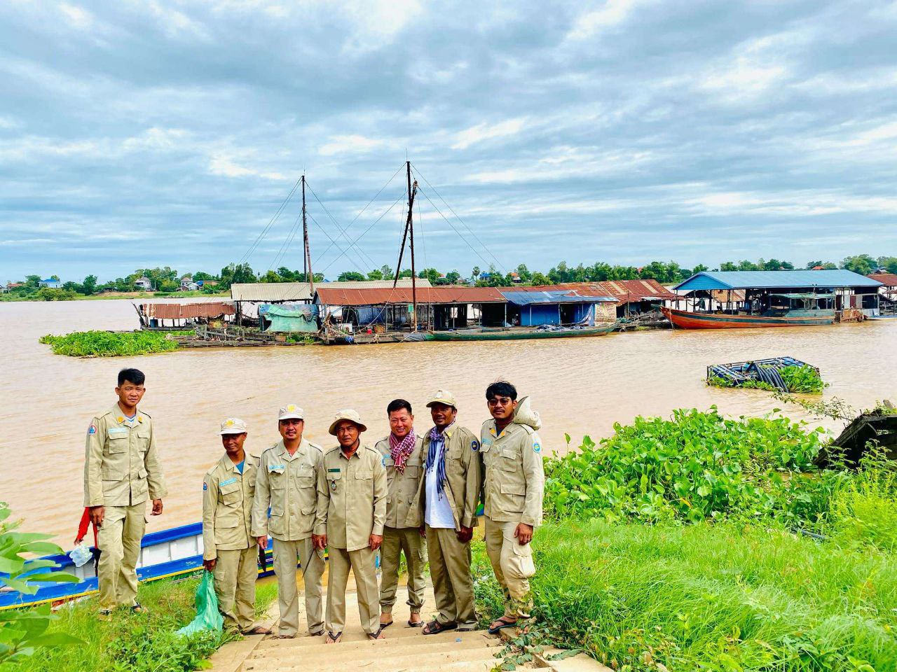 អធិការរដ្ឋបាលជលផលមេគង្គ និងខណ្ឌជលផលកំពង់ចាម បន្តចុះបង្ក្រាបបទល្មើសនេសាទនៅស្រុកបាធាយ