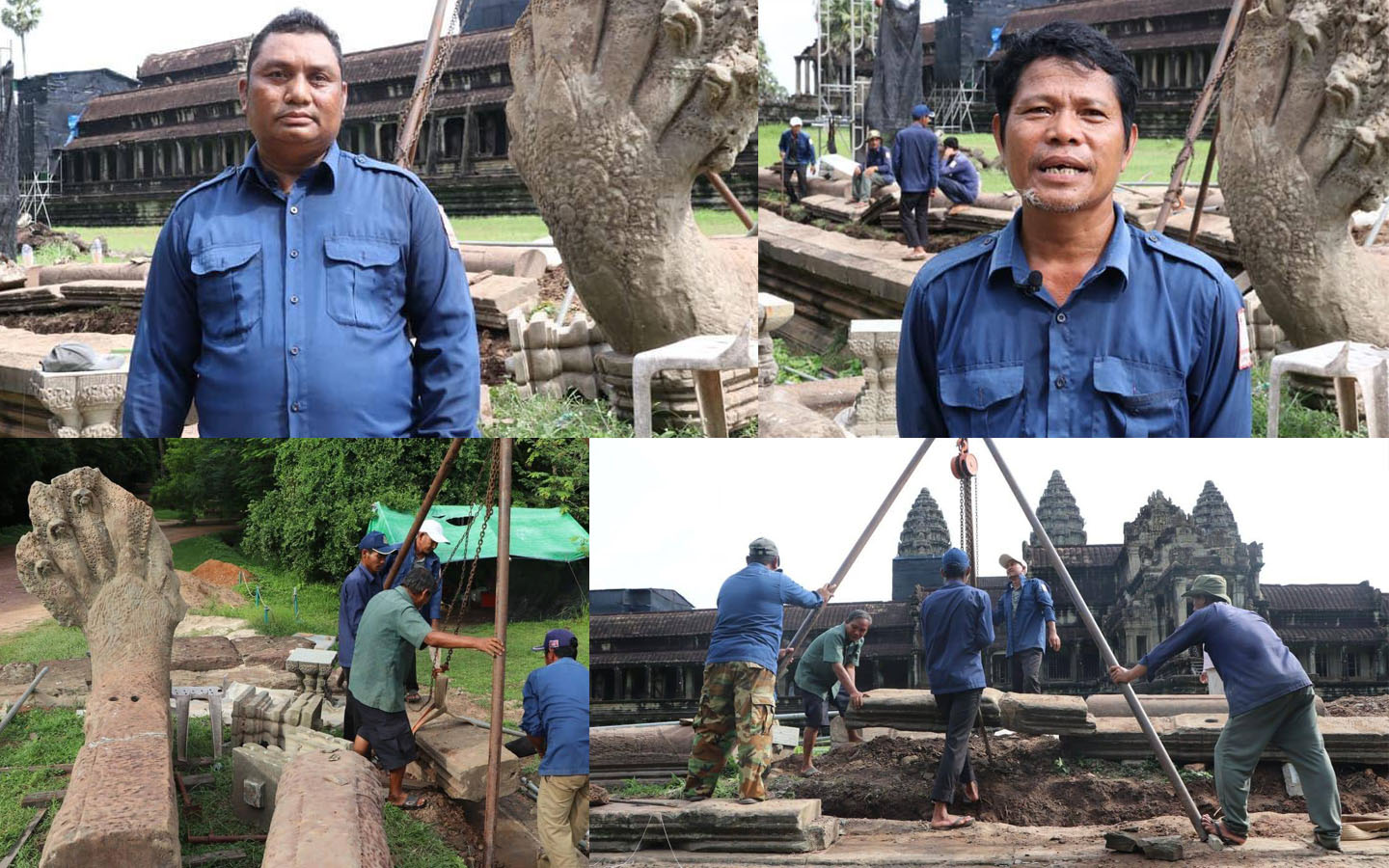 ក្រុមអ្នកជំនាញ៖ការជួសជុលប្រាសាទបុរាណគឺចង់ឱ្យស្នាដៃដូនតានៅគង់វង្ស គ្រប់ជំនាន់
