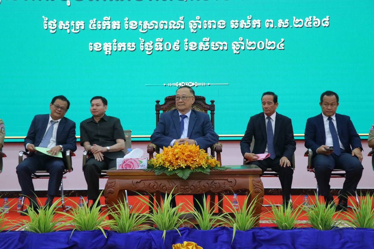 លោក ញ៉ន សិទ្ធបាន ប្រកាសចូលកាន់តំណែងអភិបាល រងខេត្តកែប
