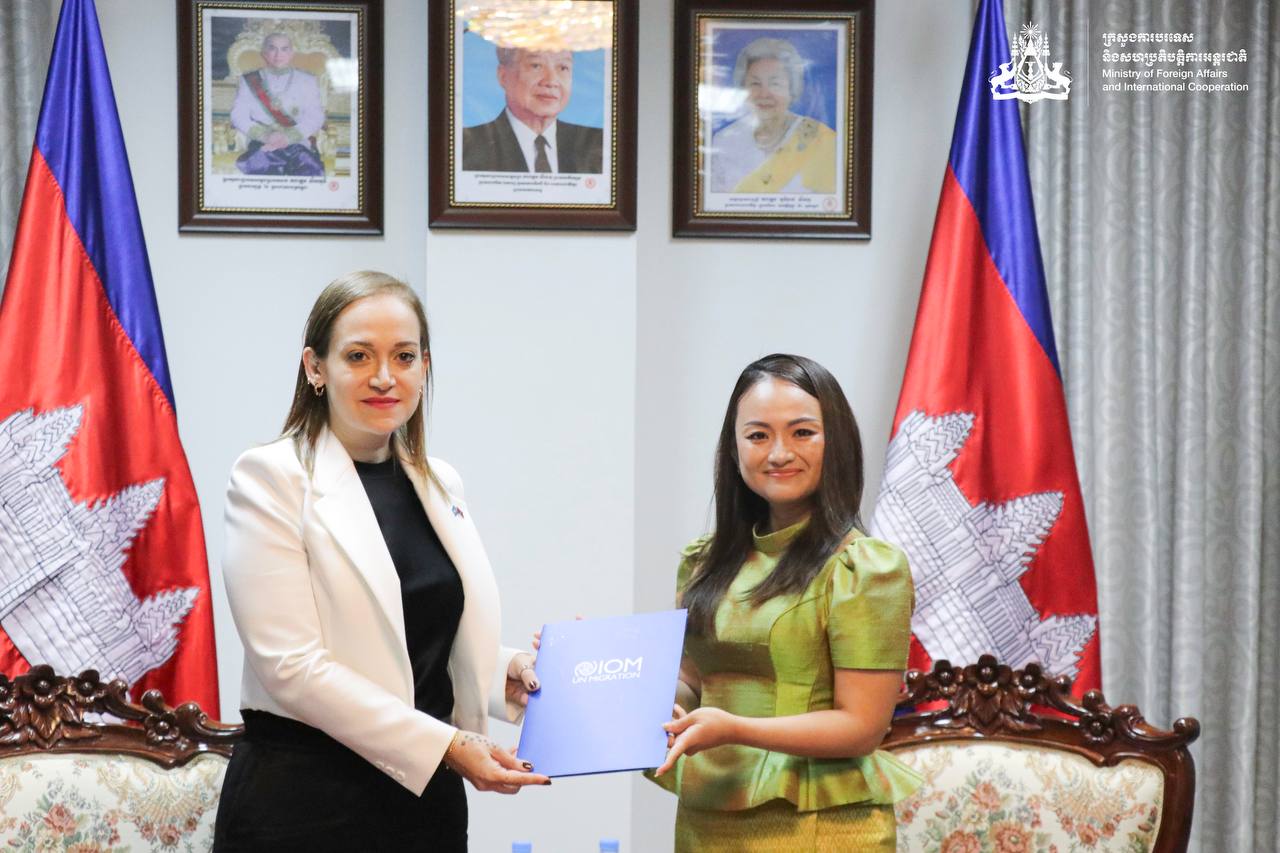 ប្រធានបេសកកម្មថ្មីនៃអង្គការអន្តរជាតិទេសន្តរប្រវេសន៍ប្រចាំកម្ពុជា វាយតម្លៃខ្ពស់ចំពោះកិច្ចខិតខំប្រឹងប្រែងរបស់ រាជរដ្ឋាភិបាលកម្ពុជា ក្នុងការដោះស្រាយបញ្ហាប្រឈម ផ្នែកទេសន្តរប្រវេសន៍