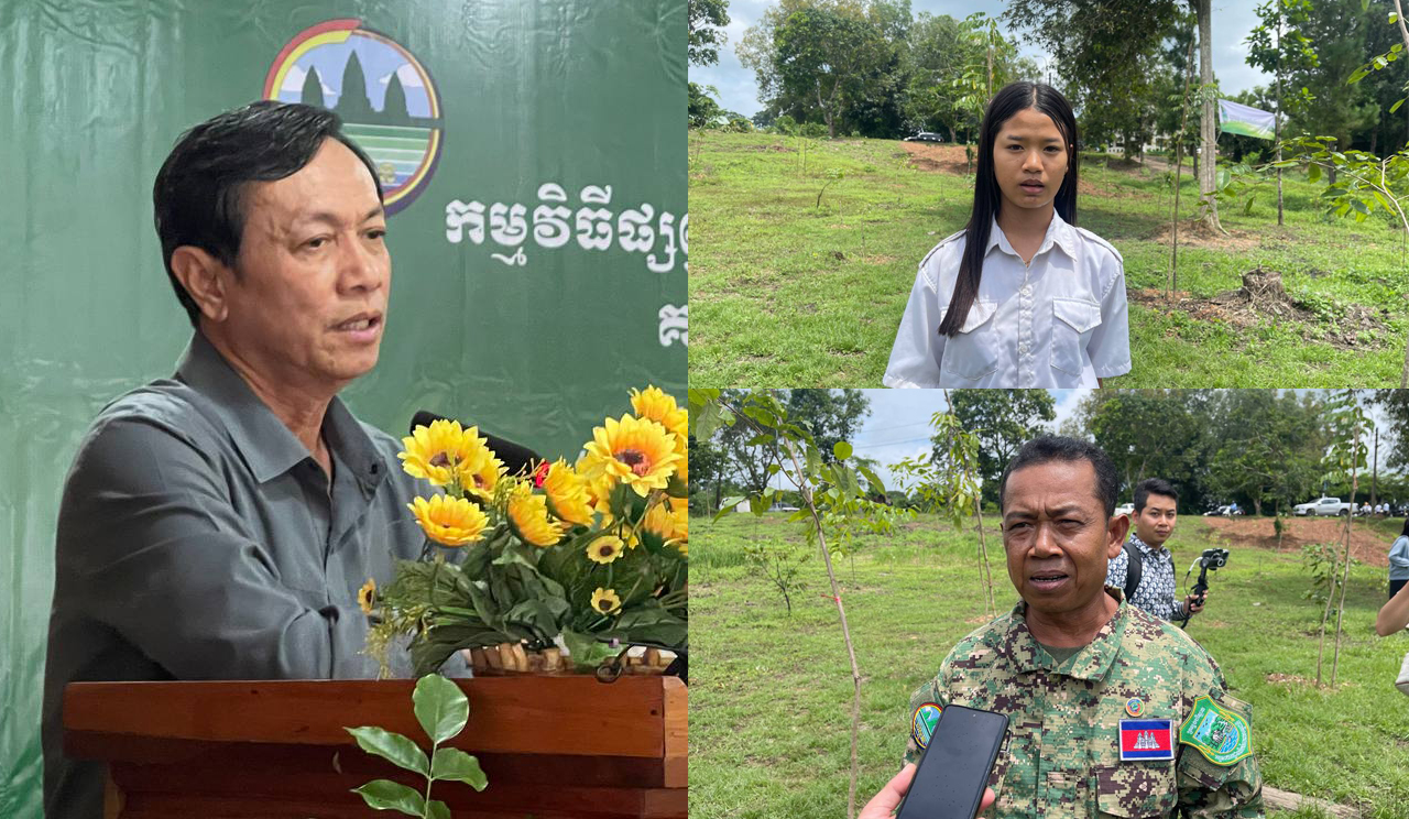 យុវជនបង្ហាញពីក្តីស្រឡាញ់ចូលចិត្តក្នុងការដាំដើមឈើ និងចង់ឱ្យកម្ពុជាក្លាយជាទី​កន្លែង​លក់​កាបូន​ដ៏ធំជាងគេ