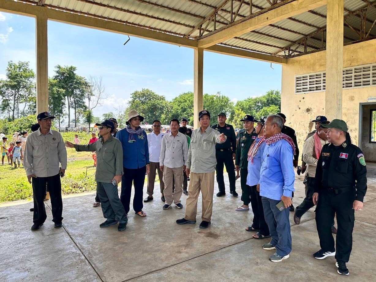 ទេសរដ្ឋមន្ត្រី គន់ គីម អញ្ជើញពិនិត្យស្ថានភាពទឹកជំនន់ទន្លេមេគង្គ និងជំនន់ទឹកភ្លៀងស្រុកចិត្របុរី