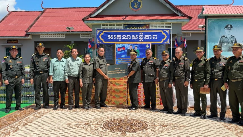 តំបន់ប្រតិបត្តិការសឹករងព្រះវិហារ បានទទួលអំណោយដ៏ថ្លៃថ្លារបស់​សម្តេចធិបតី និង លោកជំទាវបណ្ឌិត