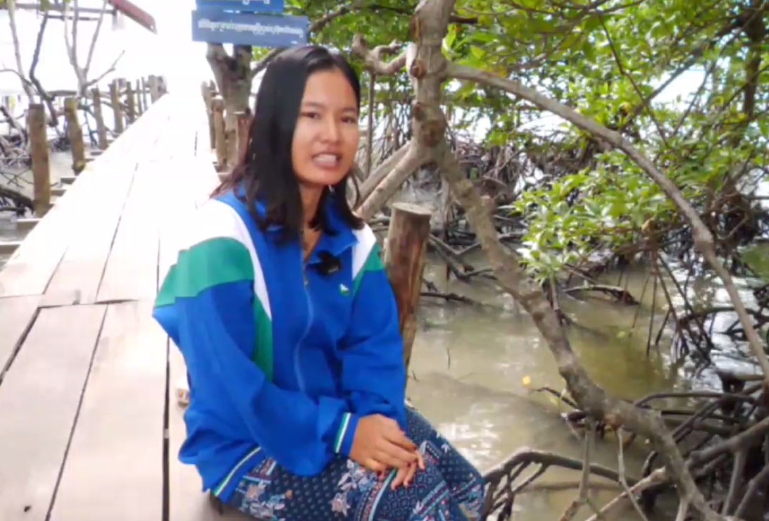 អ្នកជំនាញបង្ហាញពីលក្ខណៈពិសេសរបស់សត្វផ្សោតពណ៌ផ្កាឈូកនៅសហគមន៍នេសាទព្រែកត្នោត