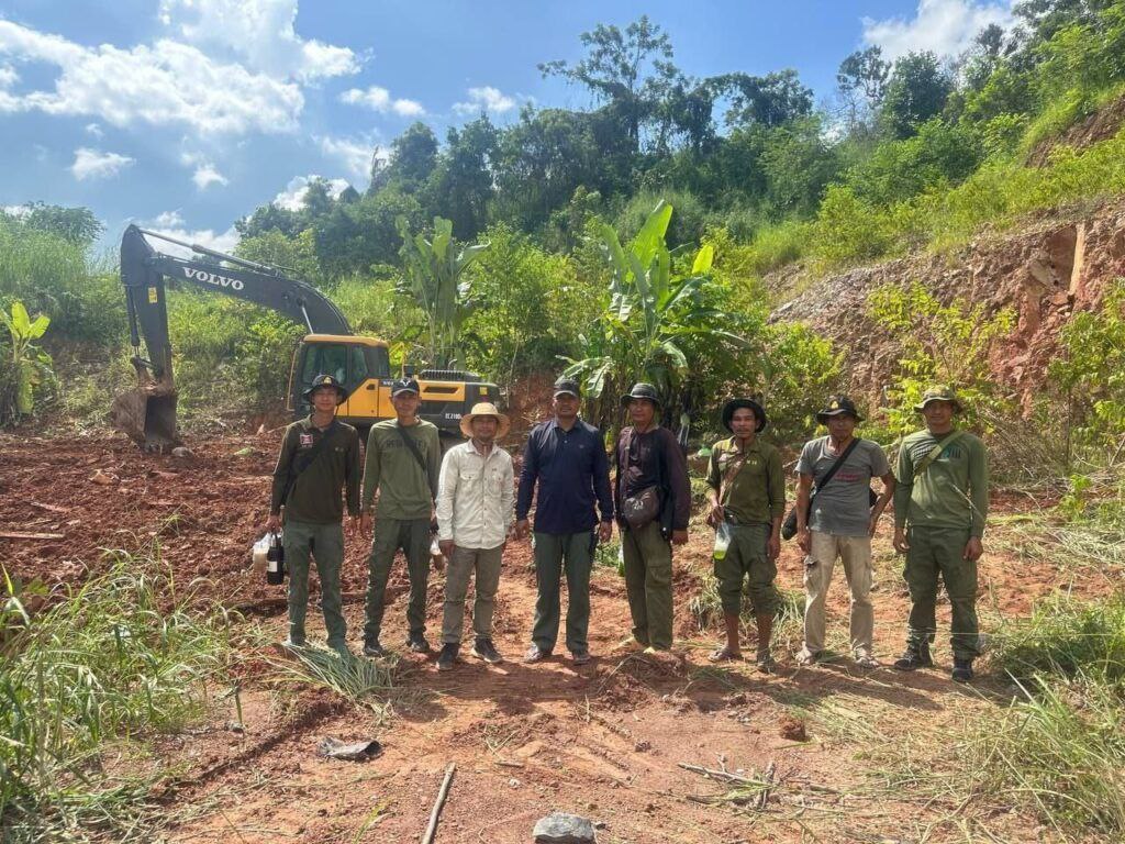 រណ្តៅរុរករ៉ែមាសល្មើសច្បាប់ពីរកន្លែងនៅខេត្តព្រះវិហារ ត្រូវបានបង្រ្កាប