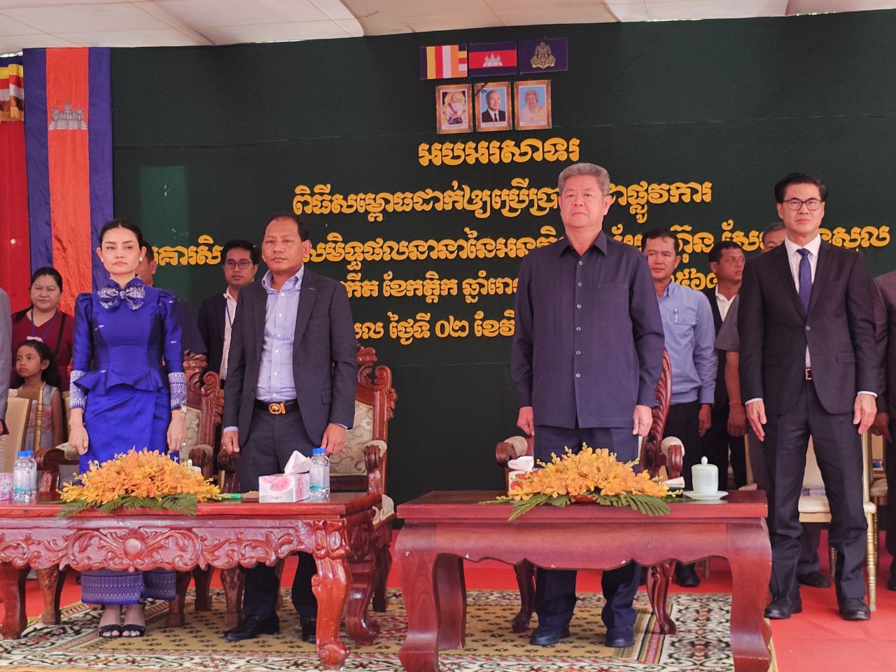 អគារសិក្សា១ខ្នង បីជាន់ ១៨ បន្ទប់ នៃអនុវិទ្យាល័យហ៊ុនសែនអង្គស្នួល ត្រូវបានសម្ពោធដាក់ឱ្យប្រើប្រា់សជាផ្លូវការ