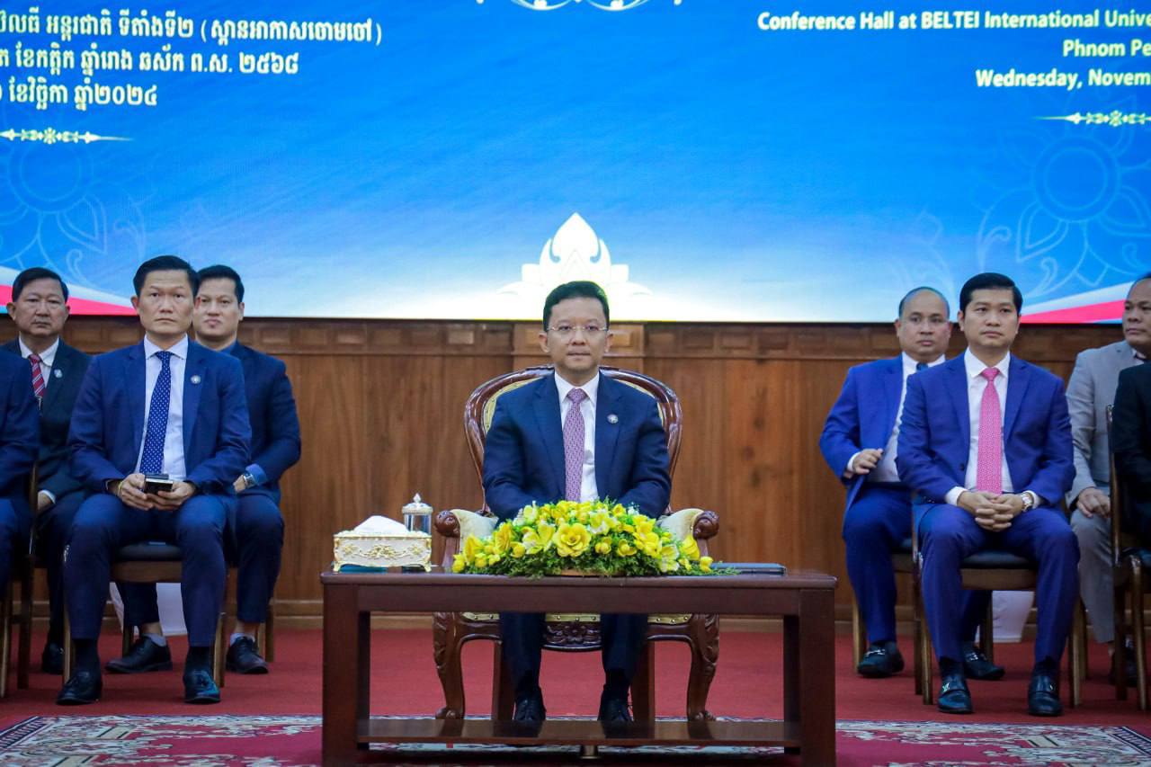 រដ្ឋមន្ត្រីក្រសួងឧស្សាហកម្ម ទទួលស្គាល់ ISO9001:2015 QMSរបស់សាលាប៊ែលធីអន្តរជាតិ និងសាកលវិទ្យាល័យប៊ែលធីអន្តរជាតិ