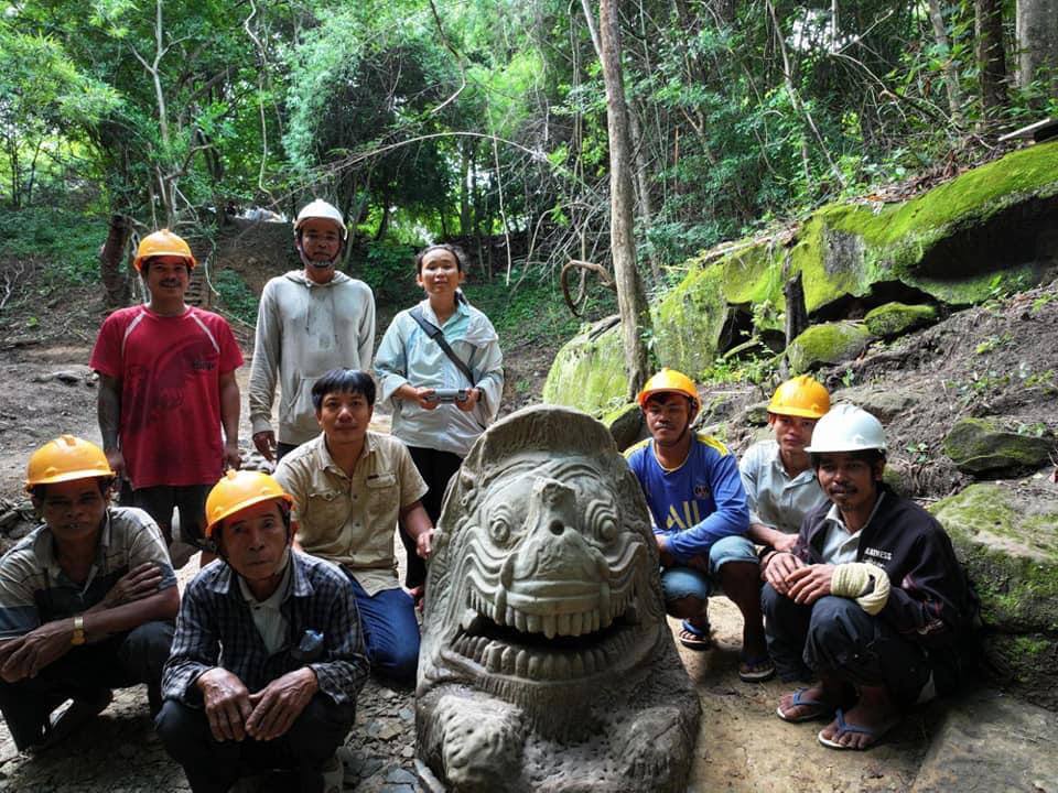 អាជ្ញាធរជាតិអប្សរា បញ្ចប់ការងារជួសជុលចម្លាក់ក្បាលមករ