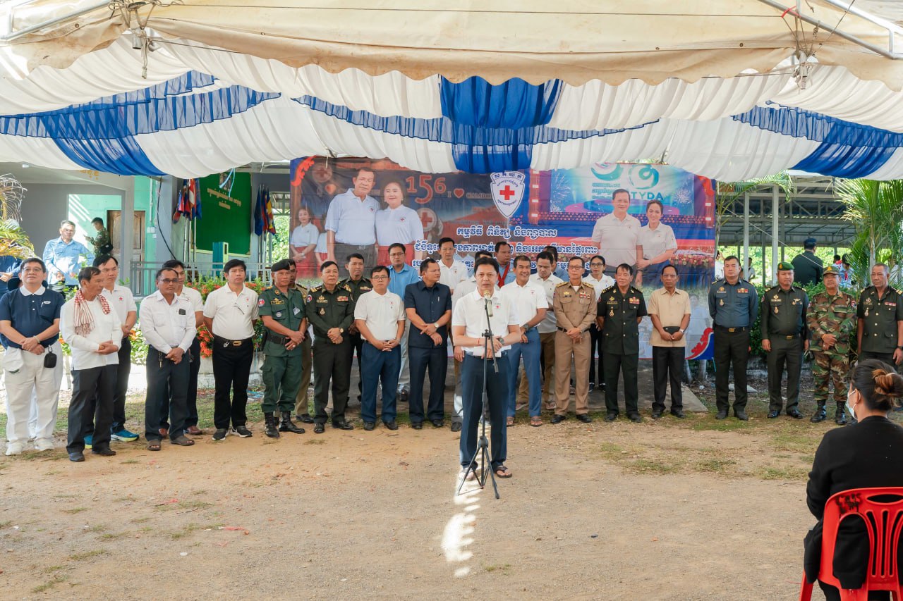 កងទ័ព គ្រួសារកងទ័ព និងប្រជាពលរដ្ឋរស់នៅមណ្ឌលអភិវឌ្ឍន៍យោធិនពិការ ៣១៧ តេជោភ្នំឆ័ត្រ បានទទួលសេវាពិនិត្យសុខភាព និងព្យាបាល (TYDA)