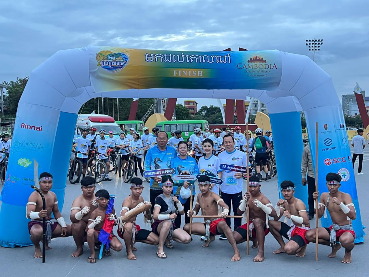 NOCC រៀបចំកម្មវិធីកីឡាដើម្បីទាំងអស់គ្នាក្រោមប្រធានបទ “ប្រជាជនម្នាក់លេងកីឡាមួយមុខ”នៅ ខេត្តកំពត