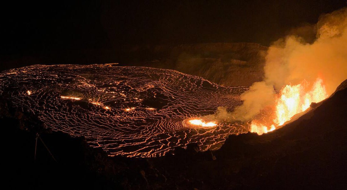 ផ្ទុះភ្នំភ្លើង Kilauea នៅកោះហាវ៉ៃ សហរដ្ឋអាមេរិក