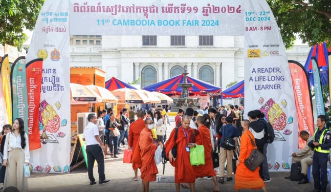 “អ្នកអាន ជាអ្នករៀនពេញមួយជីវិត”ពិព័រណ៍សៀវភៅកម្ពុជាលើកទី១១ ឆ្នាំ២០២៤