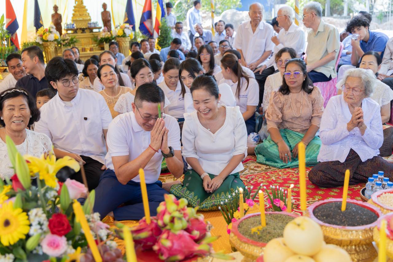ក្រុងពាលីបញ្ចុះបឋមសិលា សាងសង់អគារសាលាពុទ្ធិកបឋមសិក្សា ហ៊ុន ម៉ានី ពង្រឹងលើការសិក្សាក្នុងវិស័យព្រះពុទ្ធសាសនា
