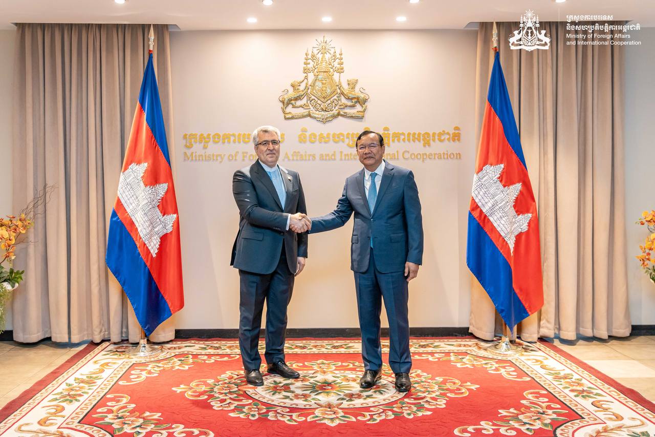 ប្រមុខការទូតកម្ពុជានិងអ៊ីរ៉ង់គូសបញ្ជាក់ពីសារៈសំខាន់នៃទំនាក់ទំនងមិត្តភាព និងកិច្ចសហប្រតិបត្តិការល្អជាមួយអ៊ីរ៉ង់