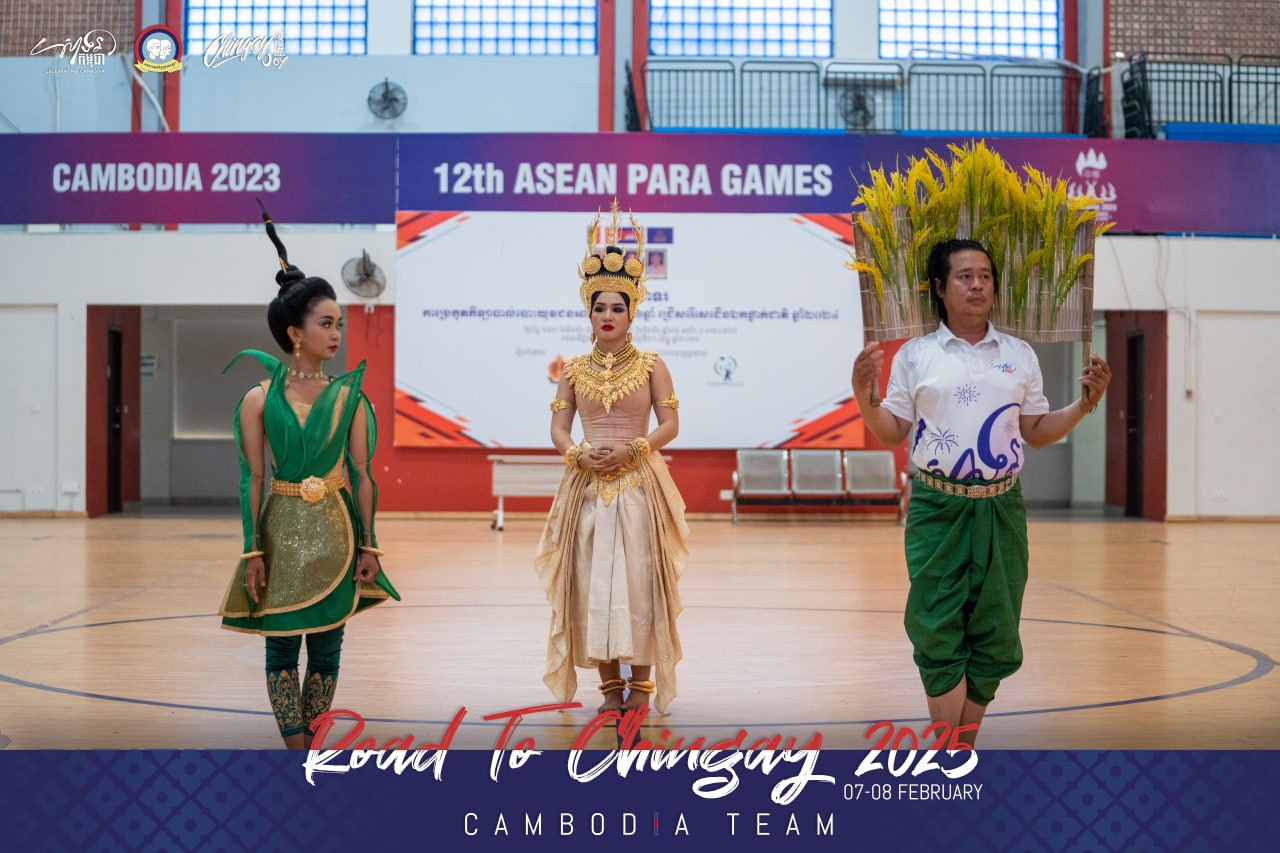 សំណាប ស្រូវ និងទឹក គឺជាតួអង្គសំខាន់ដែលមិនអាចខ្វះបានក្នុងទស្សនីយភាព ដែលកម្ពុជានឹងនាំយកទៅបង្ហាញក្នុងក្បួនដង្ហែ ឈីងហ្គេ ២០២៥