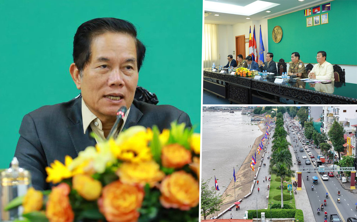 ឯកកឧត្តម ឃួង ស្រេង ៖ ផ្លូវថ្មើរជើង(Walk street) តាមបណ្តោយមាត់ទន្លេចាប់ពីមុខប្រៃសណីយ៍កម្ពុជារហូតដល់មុខព្រះបរមរាជវាំង នឹងដាក់ឱ្យដំណើរការជំហានដំបូង នៅថ្ងៃទី០១ កុម្ភៈ ២០២៥