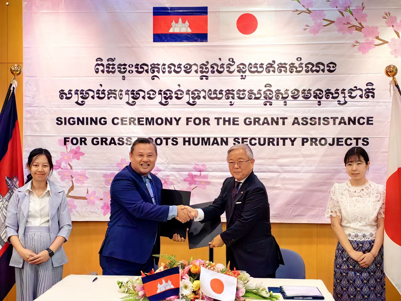 ជប៉ុនផ្តល់ថវិកាជាង ៤៤ម៉ឺនដុល្លារអាមេរិក សម្រាប់ការស្តារប្រព័ន្ធធារាសាស្ត្រ និងការសាងសង់ស្ពានក្នុងខេត្តចំនួន ៣ នៅកម្ពុជា