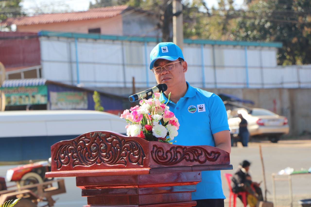 មន្ត្រីក្រសួងបរិស្ថាន សហការជាមួយរដ្ឋបាលខេត្តមណ្ឌលគីរី និងអង្គការ WWF ធ្វើយុទ្ធនាការ «កម្ពុជាស្អាត ខ្មែរធ្វើបាន»