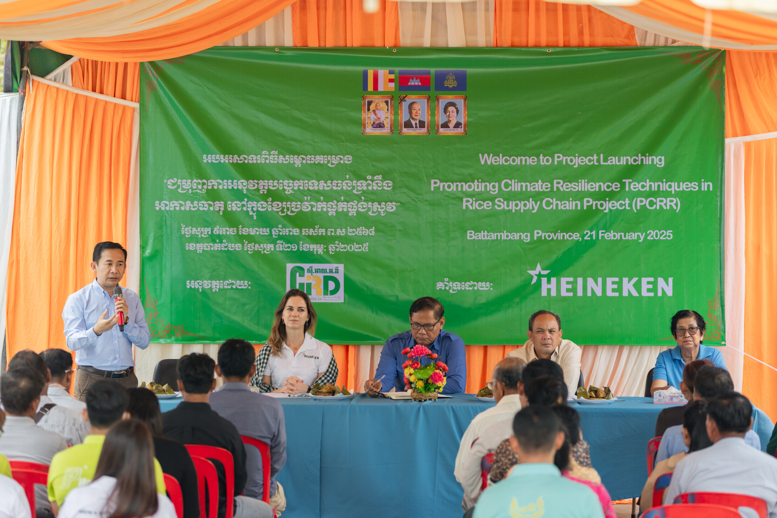ការជំរុញការអនុវត្តកសិកម្មប្រកបដោយនិរន្តរភាព និងផលិតភាពនៅកម្ពុជា ៖ក្រុមហ៊ុន ហ៊ិននីគែន ខេមបូឌា និងអង្គការ CIRD សហការគាំទ្រកសិករ ដំណាំស្រូវ