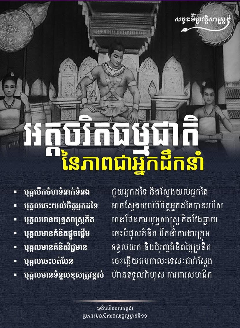 “អត្តចរិតធម្មជាតិនៃភាពជាអ្នកដឹកនំា”