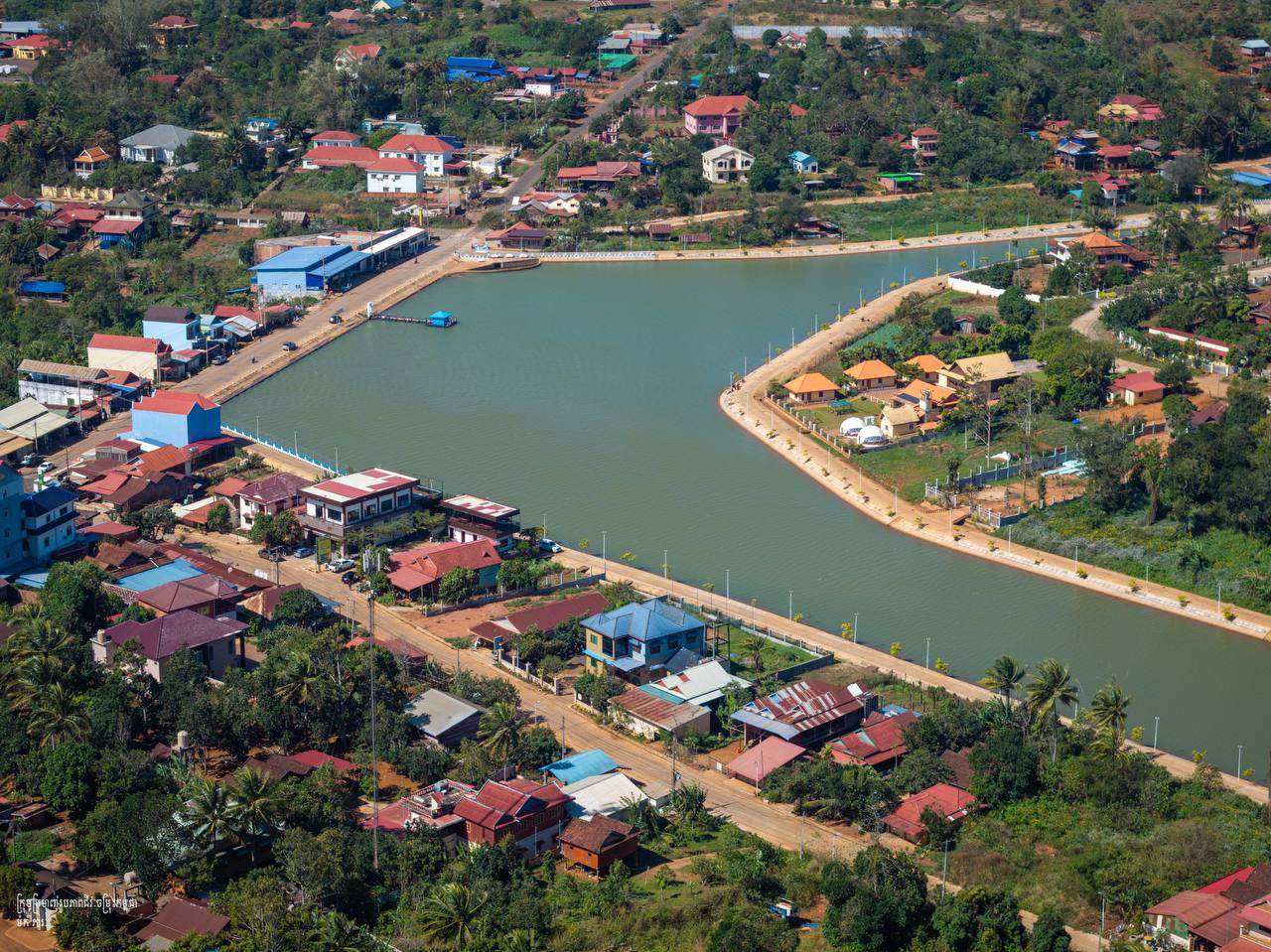 អាងទំនប់សែនមនោរម្យ ក្រុងសែនមនោរម្យ ខេត្តមណ្ឌលគិរី