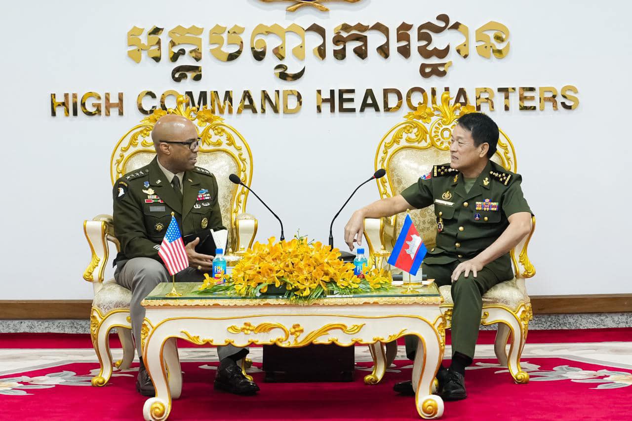 មេបញ្ជាការកងទ័ពជើងគោកសហរដ្ឋអាមេរិកប្រចាំតំបន់ប៉ាស៊ីហ្វិក៖ កងទ័ពកម្ពុជា-អាមេរិក អាចចាប់ផ្ដើមធ្វើសមយុទ្ធយុទ្ធឆ្មាំអង្គរឡើងវិញបាន ដើម្បីពង្រឹងកិច្ចសហប្រតិបត្តិការបន្ថែមទៀត